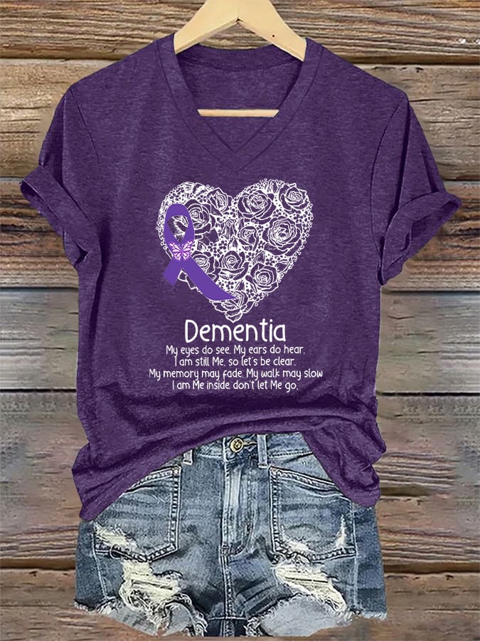 Women's Alzheimer's Disease Awareness T-Shirt